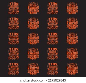 Beer Oktoberfest t shirt design bundle. Oktoberfest handwritten lettering. Beer Festival celebration Vector Design. Vector EPS Editable Files Bundle, can you download this Designs Bundle..