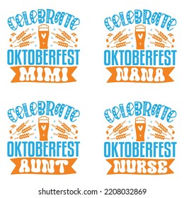 Beer, Oktoberfest t shirt design bundle. Oktoberfest Squad SVG, Beer Drinking Party, German Sausage, Prost Beer German, Deutschland Beer Germany.