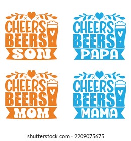 Beer Oktoberfest t shirt design bundle. Oktoberfest handwritten lettering. Beer Festival celebration Vector Design. Vector EPS Editable Files Bundle, can you download this Designs Bundle..