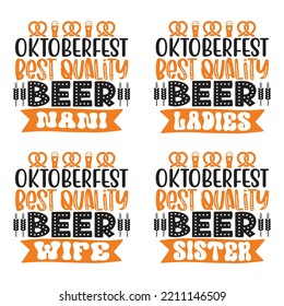 Beer Oktoberfest t shirt design bundle. Oktoberfest handwritten lettering. Beer Festival celebration Vector Design. Vector EPS Editable Files Bundle, can you download this Designs Bundle..