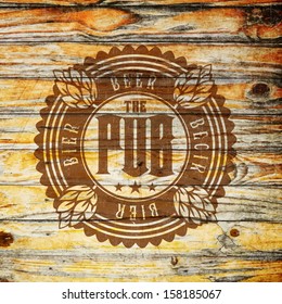 beer oktoberfest vector label retro styled seal of beer okay as a template of publicity editable layered vector beer oktoberfest vector label classical cream genuine texture bar isolated black scene w