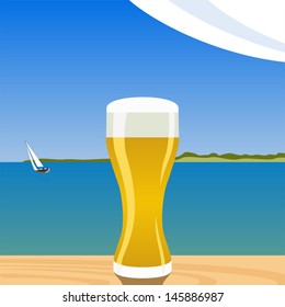 Beer on the beach