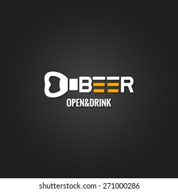 Beer Opener Design Background
