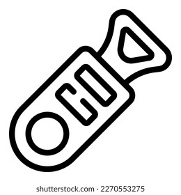 Beer opener icon outline vector. Munich skyline. Festival city