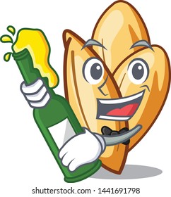 With beer orzo pasta in the character fridge