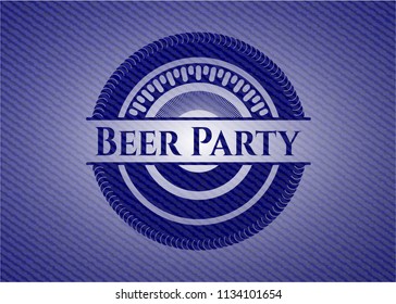 Beer Party jean background