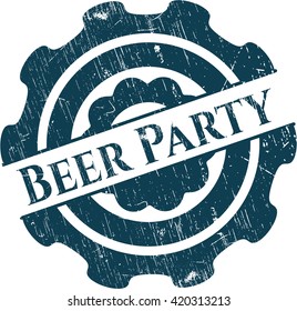 Beer Party rubber texture
