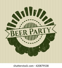 Beer Party rubber texture
