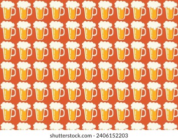 beer pattern background, ideal for design beverage publications, beers