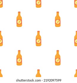 Beer pattern seamless background texture repeat wallpaper geometric vector