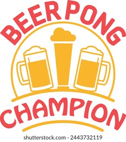 Beer pong champion T shirt