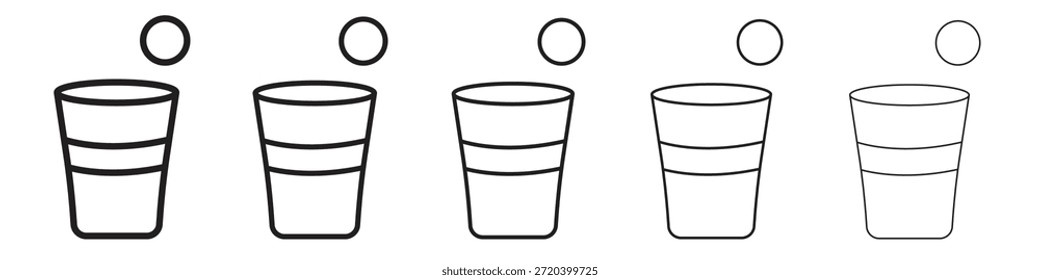 Cerveza pong icono de Vector elemento de diseño Vector eps 10