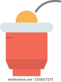 Estilo plano del icono del vector de la cerveza