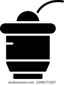 Beer Pong Vector Icon Glyph Style