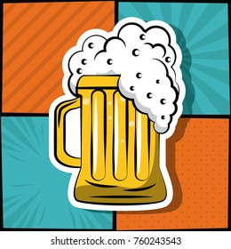 Beer pop art