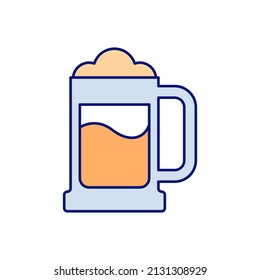 Beer premium icon sign symbol vector illustrations