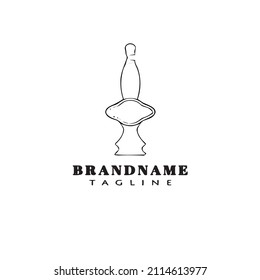 beer pump cartoon logo icon design template creative modern isolated vector illustration