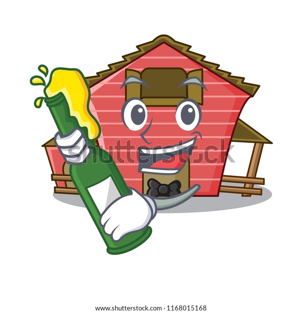 Beer Red Storage Barn Isolated On Stock Image Download Now