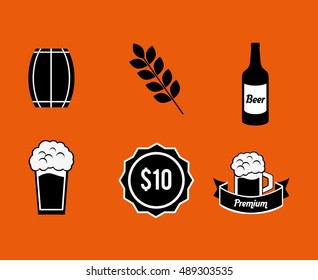 beer related icons image