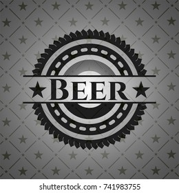 Beer retro style black emblem