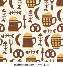 beer seamless pattern 