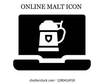 Beer search icon. Editable Beer search icon for web or mobile.
