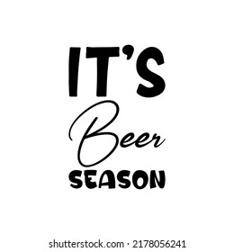 it's beer season black letters quote