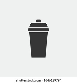 beer shaker mixer vector icon