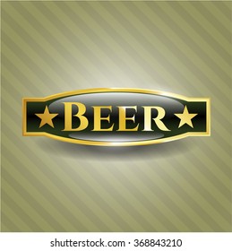 Beer shiny badge