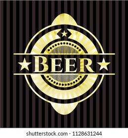Beer shiny emblem