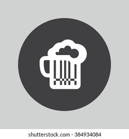 beer sign icon. Alcohol drink symbol