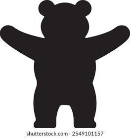 Beer silhouette vector illustration on white background 