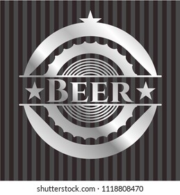 Beer silvery badge
