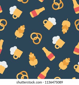 Beer and snack pattern