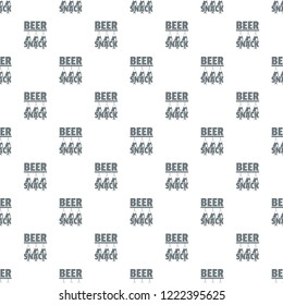 Beer snack pattern vector seamless repeat for any web design