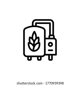 Beer, spike brewing icon. Simple line, outline vector elements of international beer day icons for ui and ux, website or mobile application