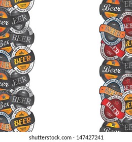 beer split side background