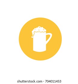 beer spot logo vector orange