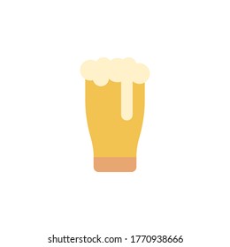 Bier-stein-Symbol. Einfache, farbige Vektorelemente internationaler Biertagssymbole für i und ux, Website oder mobile Anwendungen