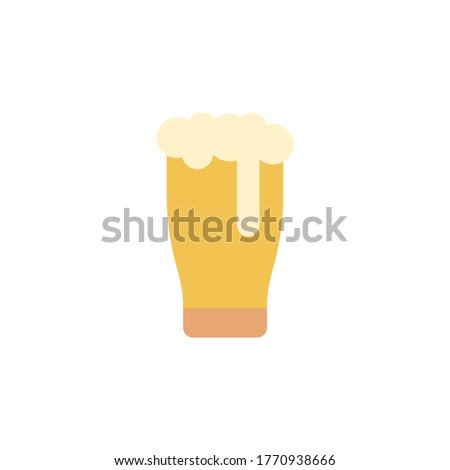 Beer stein icon. Simple color vector elements of international beer day icons for ui and ux, website or mobile application