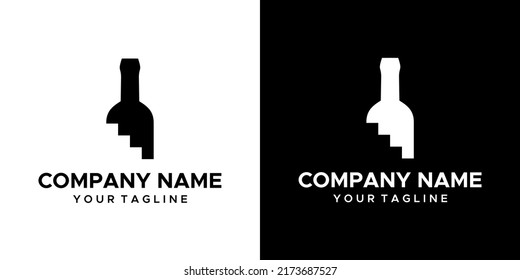 A beer storage themed graphic image, on a black and white background. vector graphics base.