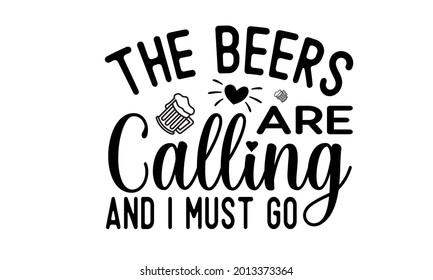 Beer SVG Quotes Design Template