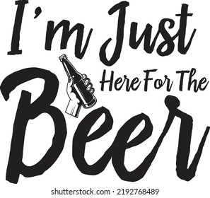 Beer SVG T Shirt Design For Print