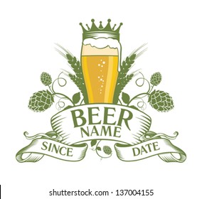 Beer symbol design.