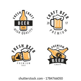 Beer Symbol Or Label. Pub, Restaurant, Drink Concept
