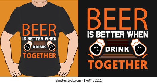  Beer t shirts design,Vector graphic, typographic poster or t-shirt.