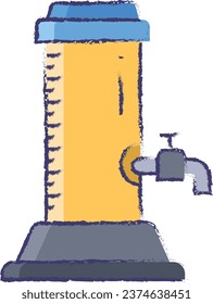 Beer Tap hand drawn vector illustration