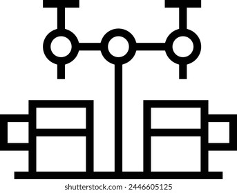beer tap icon. Thin linear style design isolated on white background