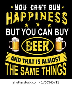 beer topography t shirt design-vector