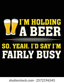 Beer T-shirt design Ready to print